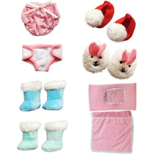 Mini Shoes Panties for 25cm Mellchan 1/6 Doll Fashion Doll Boots Blanket DIY Handmade Doll Accessories