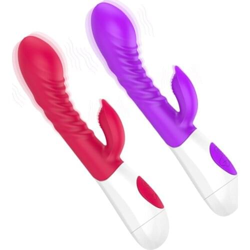 New Rabbit Vibrator for women G Spot Dildo Dual Vibrator Vaginal Clitoral massager Female Masturbator Sex Toys for Women Adult