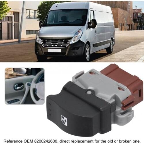 Electric Power Window Master Control Switch Fit for Renault Master II 8200242600