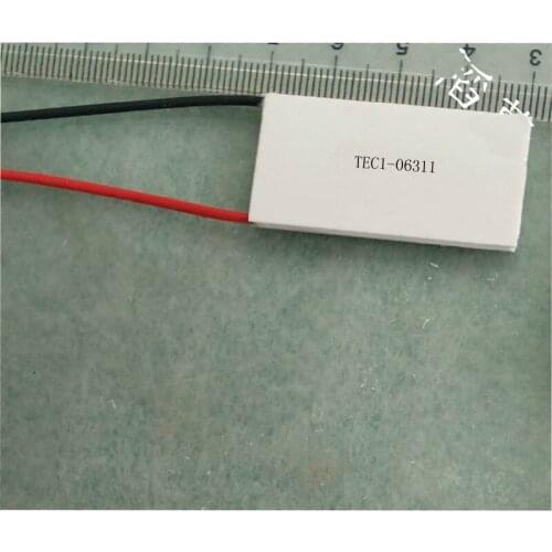 Semiconductor cooling plate, thermoelectric generator, electronic component TEC1-06311 wide surface H3.0