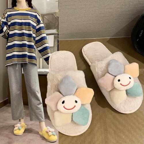 Women Cotton Slippers Winter Keep warm Cold protection Lady Slippers Hard-Wearing Non-slip Outdoor Light Woman Slippers MTX86