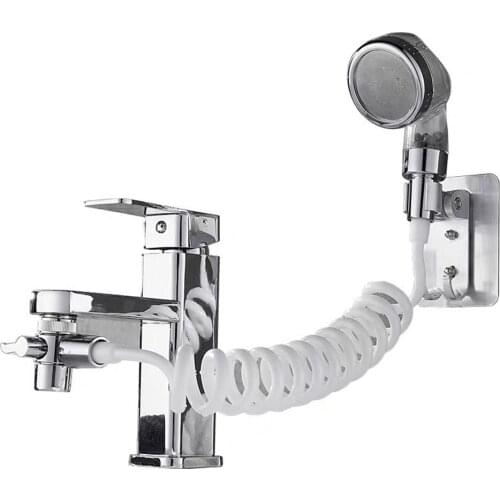 Bathroom Sink Faucet Sprayer Set High Pressure Handheld Shower Head Distributor For Taps Shower Head Holder