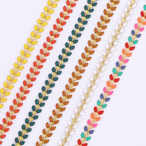 WHSOK DIY Bracelets Making/Copper Chain/Necklace Accessories/Hand Made/Multi Colors/Oil Drop/Jewelry Findings Components/1M/Lot