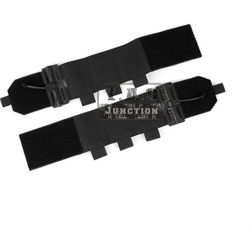 Tactical Quick Release Vest Elastic Cummerbund For Plate Carrier Vest Magazine Carrier Surrounding Abdominal Belt 1Pair Black
