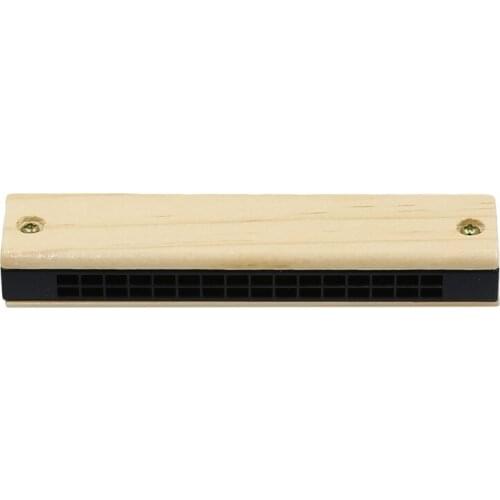 2020 Educational Musical Wooden Harmonica Instrument Toy For Kids Children Gift Randomly Kid