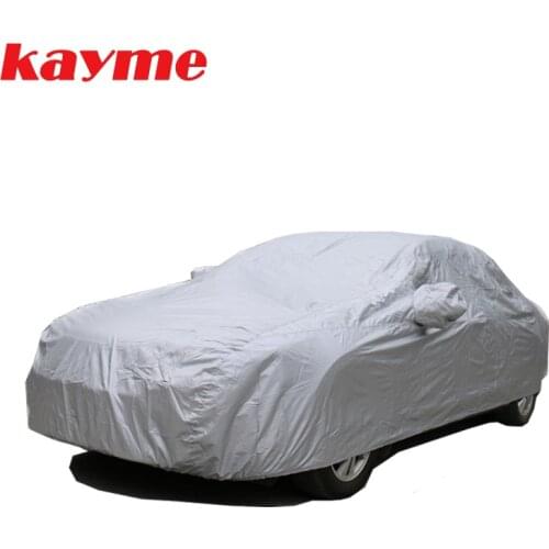 Kayme dustproof Full Car Covers 170T polyester universal Indoor Outdoor Suv UV Snow Resistant Protection Cover for toyota bmw vw