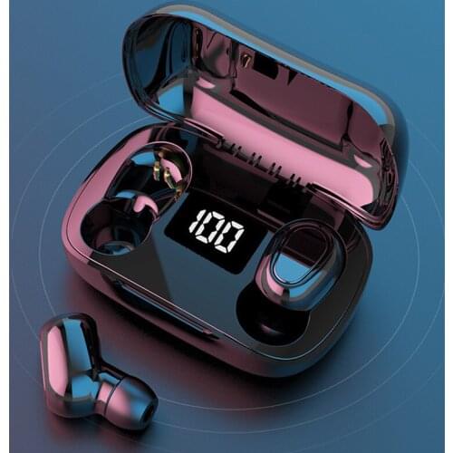 Wireless Bluetooth 5.0 Headphones with USB Charging Case .Stereo Noise Canceling in-Ear Touch Control Earbuds for iPhone/Androd