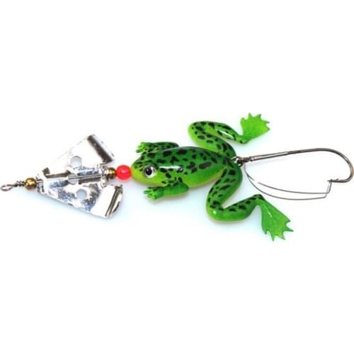 Hot Sale Crank Bait Low Face 8cm 6g Fishing PC Rubber Soft Frog Fishing Lures 1 Piece
