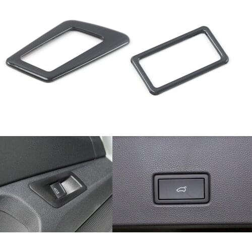Chrome Trunk Switch Frame Cover For Volkswagen T-Roc T Roc 2018 - 2020 Sticker Accessories
