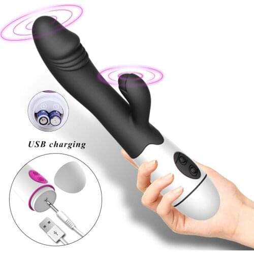 Rabbit Anal Vibrator for Women Ass Plug Butt Vagina Clit stimulator AV Stick G spot Dildo Adult Sex Toy Men USB Rechargable