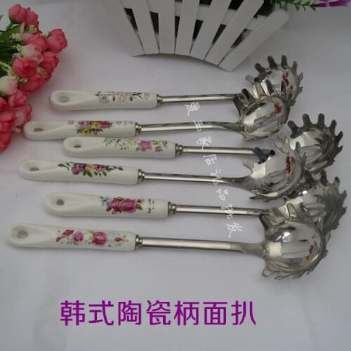 Bone China stainless steel noodles, fished noodles, grilled powder, thickened kitchen supplies, fished noodles artifact creativi