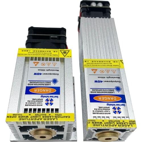 40W laser engraving module CNC laser head can quickly engrave wood, stainless steel and oxidized metal, and cut 3-4mm plywood