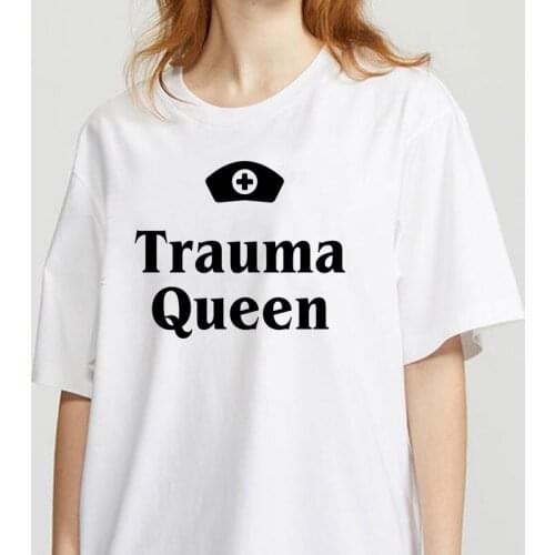 Nurse Queen Summer female T-shirt The ones who saved the world printing female T-shirt fashion T-shirt short sleeve female