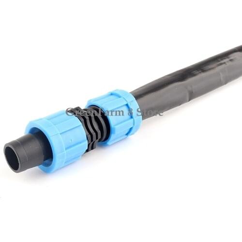 2~50pcs 16mm Micro Irrigation Drip Tape Equal Straight Connector Greenhouse Watering Labyrinth Type Straight Joints