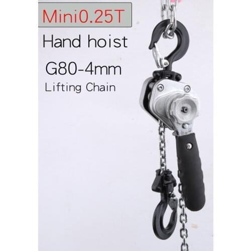 Mini0.25t chain hoist / chain hoist / chain hoist tensioner 3m