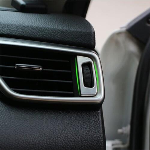 My Good Car Air Conditioning Vent Adjustment Cover Trim Sticker for Nissan X-Trial Xtrail X Trail T32 2013+ Qashqai J11 2014