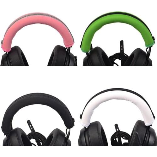 Headphones Headband Cushion Pads Bumper Cover Zipper for Razer Kraken PRO 7.1 V2 Q6PA