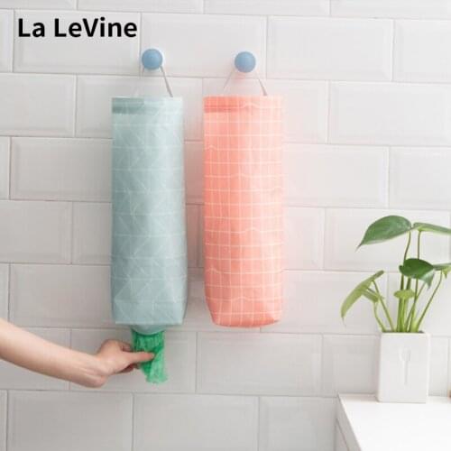 Hangable Environmental Protection Garbage Storage Oxford Cloth Plastic Bag Shopping Store Multifunction Convenient Home Storage