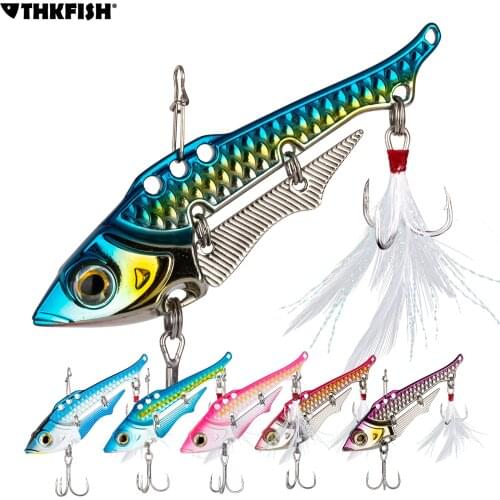 THKFISH Metal Vib Blade Lure 88mm 38.8g Fishing Hard Lure Vibration Bait Fishing Tackle Accessories