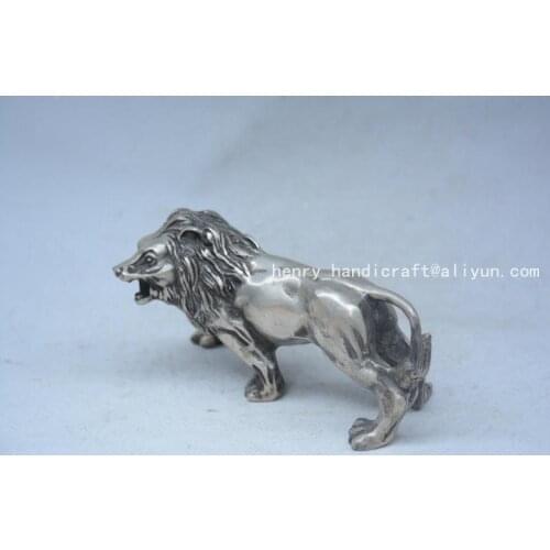 Rare Old Qing Dynasty old brass dragon statue, best collection&adornment, free shipping