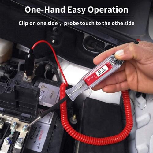 Repair Car With Test Pen Car Test Pen Battery Spring Test Pen Car Accessories Tire Repair Tools Car Repair Tool