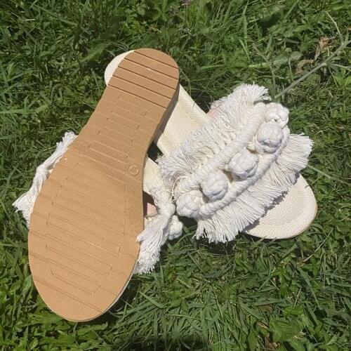 Macrame Slippers, Handmade Sandals, Macrame Sandals, Bride Slippers, Beach Sandals, Boho Sandals, Handmade Slippers,Flat Shoes