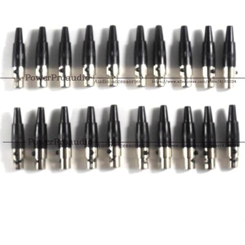 20pcs 4 Pin Plug MIC Microphone Audio Cable Connector fit for Shure