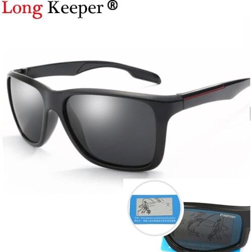 Long Keeper Brand Classic Polarized Sunglasses Women Men Driving TR90 Frame Sun Glasses Male Goggles UV400 Hombres Gafas De Sol
