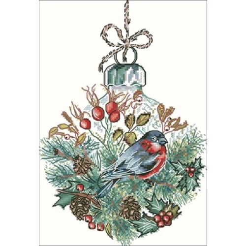 Top Bird in the light bulb Counted Cross Stitch 11CT 14CT 18CT DIY Chinese Cross Stitch Kits Embroidery Needlework Sets