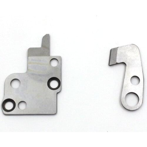 YUK Sewing Machine Parts Blade Of M652 / KS026 Suction Knife Set Of 303360 / 303363 Cutter Overlock Sewing Machine