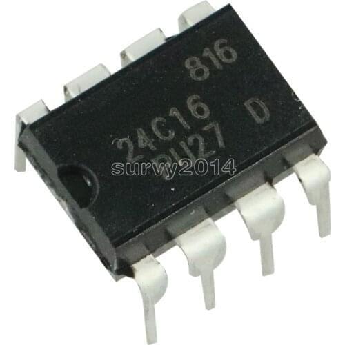 10pcs/lot AT24C16AN AT24C16BN AT24C16N AT24C16 24C16AN 24C16BN 24C16N 24C16 DIP-8