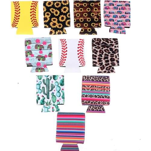 10 Styles Beer Sleeves Camping Can Cup Cover Drink Cooler Portable Bottle New