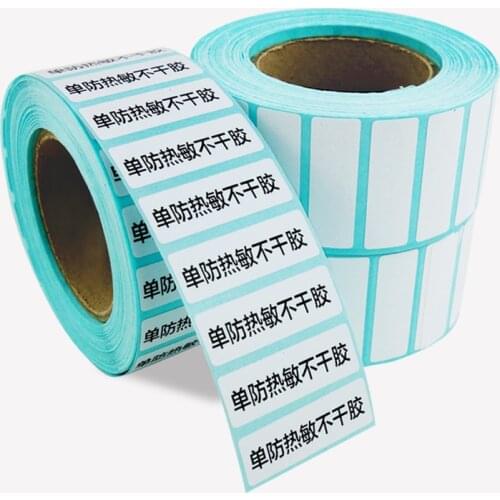 15 rolls/lot 30mmx10mmx1500 Direct Thermal Labels sticker waterproof barcode label