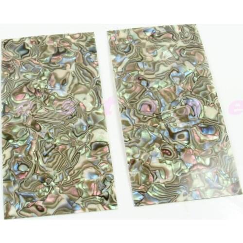 2pcs Guitar Builder Inlay Colorful Guitar Celluloid Head Veneer Shell Sheet new