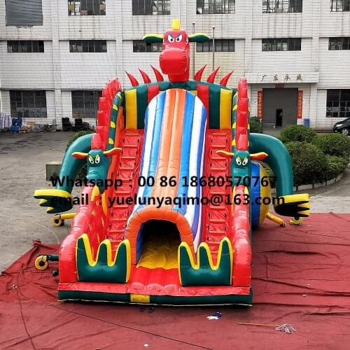 2018 new (China Guangzhou) manufacturers selling inflatable slides,Inflatable jungle obstacles YLY-712
