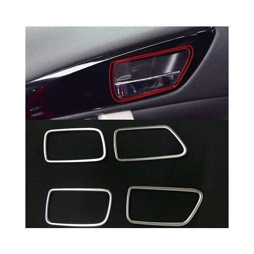 ABS Matte Interior Door Handle Bowl Cover Trim For Mitsubishi Eclipse Cross 2018