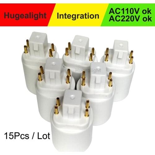 15pcs/lot GX24 to E27 Adapter GX24Q to E27 E26 Lamp Light Bulb Lamp Adapter Converter Holder Lamp Base Converter New Arrival