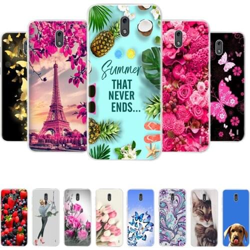 For Nokia 2 2.1 TA-1029 TA-1080 Case Cover Soft Silicone TPU Fashion Painted Phone Back Cover Protective Case For Nokia 2 2.1