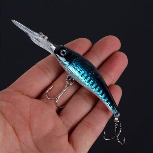 Diveing Depth0.5-1.8M Anti-Corrosion Bionic Plastic Fishing Bait 8G/10CM 3D Eyes Artificial Minnow Fishing Lure Hard Bait