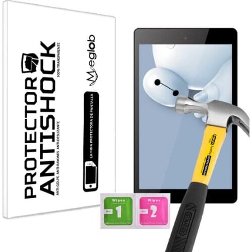 Screen protector Anti-Shock Anti-scratch Anti-Shatter compatible with Tablet Vexia Tab 8i Hero