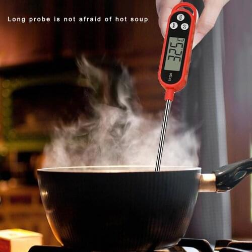 Electronic Digital BBQ Thermometer -50 To 300'C Instant Read Oven Thermometer Tools Probe Household Thermometer with Long Probe
