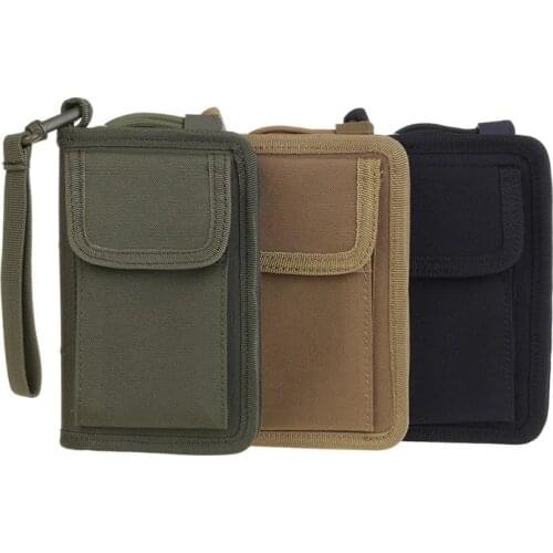 Every Day Carry Tactical Military Strike New Mens Nylon Tri-fold Credit/ID Cards Holder Purse Wallet Army Green ACU Black