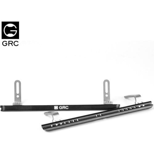 GRC 1 pair of metal sidebars and side pedals for 1 / 10 RC tracked vehicle traxxas trx-4 defender trx4 Mustang tactical unit