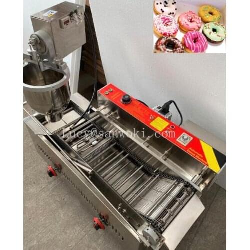 Doughnut Cake Making machine Automatic Gas Electric Integrated donut Fry Donut Fryer donut making Machine Fried Donut Machine