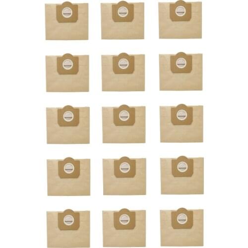 15Pcs Dust Bag for KARCHER WD3 Premium WD 3,300 M WD 3,200 WD3.500 P 6,959-130 Vacuum Cleaner
