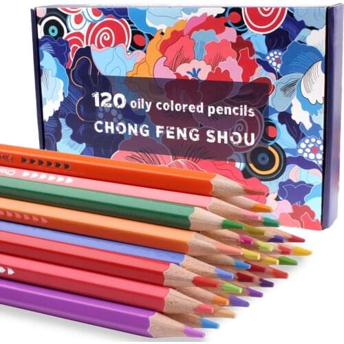 Colored Pencils Set of 120 – Pre-Sharpened Nontoxic Art Supplies for Kids and Adults - Soft and Thick Oil Based Leads