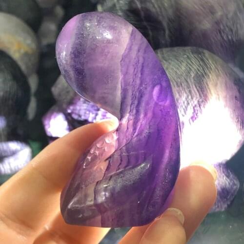 Natural Fluorite Crystal octopus Lovely Polished Colorful Crystal Quartz Mineral Healing Home Decoration