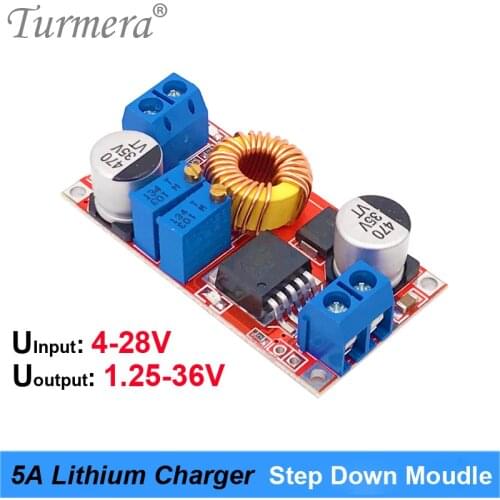 XL4015 5A DC to DC CC CV Lithium Battery Step down Charging Board Led Power Converter Lithium Charger Step Down Module Turmera