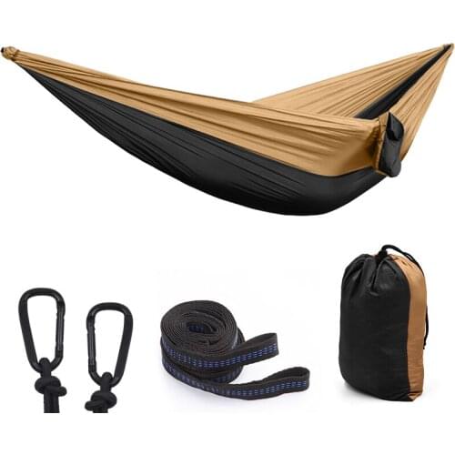 Portable Lightweight Hammock Comfortable Breathable Outdoor Swing Foldable Bed for Picnic Camping Traveling XR-Hot