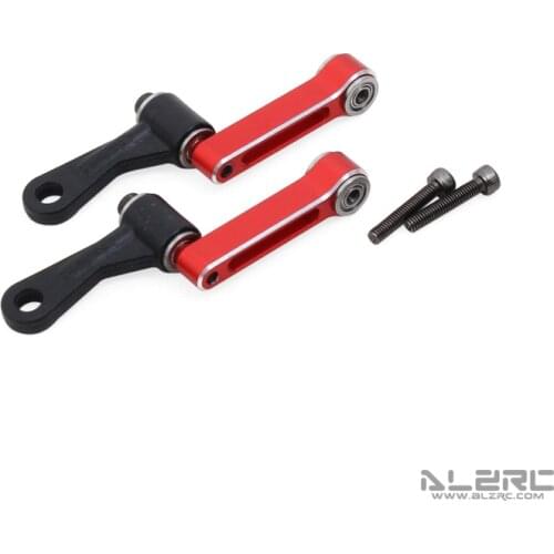 ALZRC - Devil 505 FAST Metal Radius Arm Set - Red